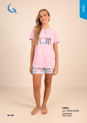 PIGIAMA RAGAZZA M/M Z45024 Tellini S.r.l. Ingrosso Abbigliamento